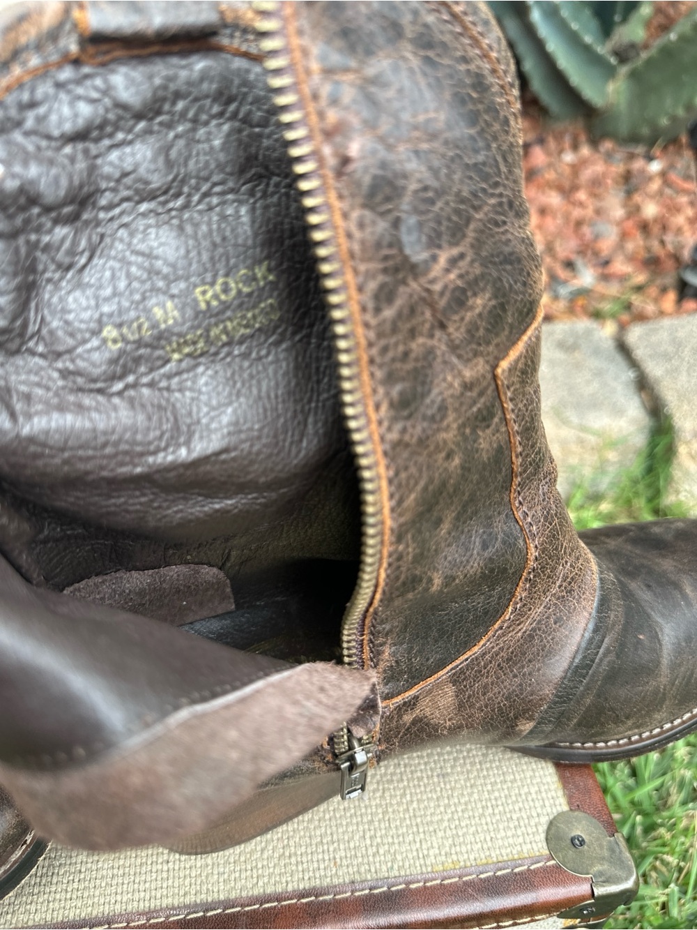 Patrón Studded Brown Leather Western Boots - Picture 11 of 15